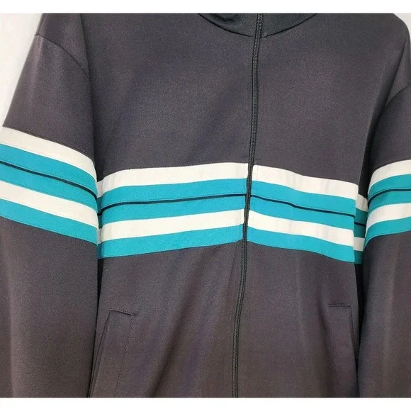 Vintage Mens Large Cheetah By Mervyns Full Zip Track Jacket - Picture 2 of 5